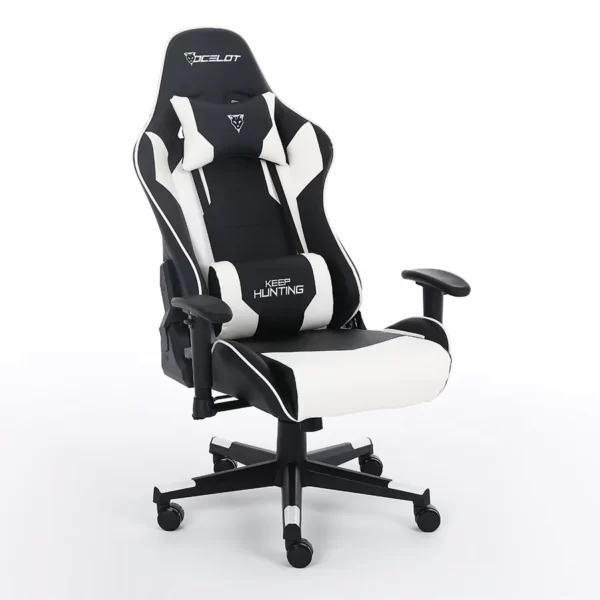 silla-gamer-ocelot-color-blanco-negro-descansa-brazos-ajustables-reclinable-90-155-grados_5